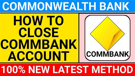 comm bank close account.